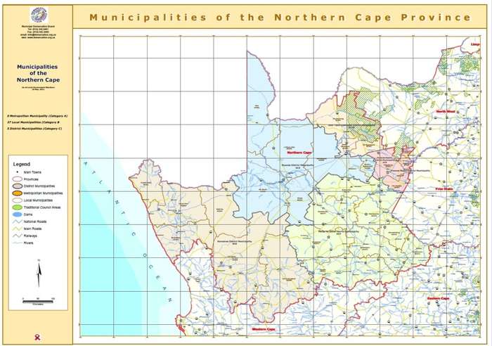 South Africa Municipal Boundaries Provincial Maps Digital Download
