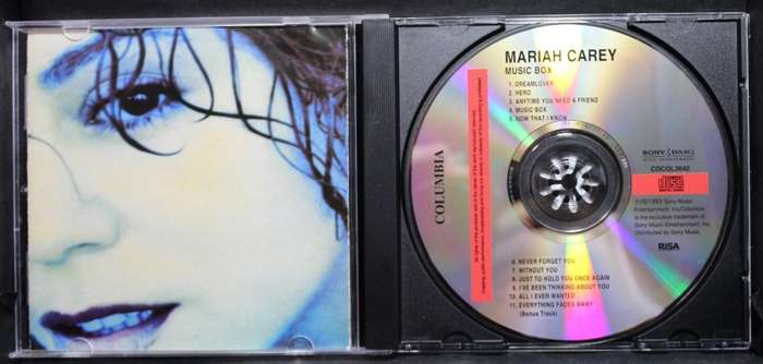 Mariah Carey Music Box CD.