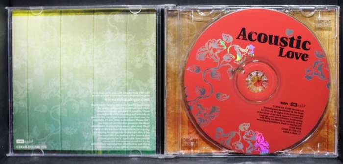Acoustic Love Compilation Various Artists CD.