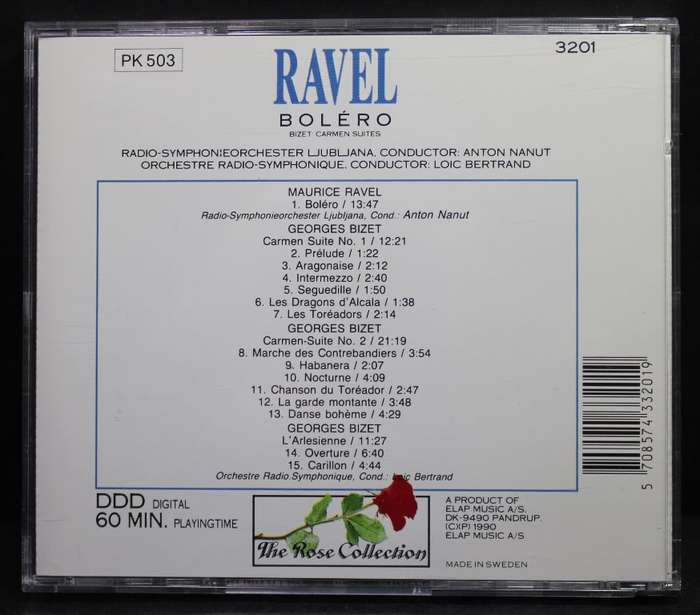 Ravel Bolero & Bizet Carmen Suites CD.