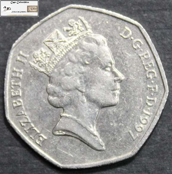 United Kingdom 50 Pence 1997 Coin Circulated