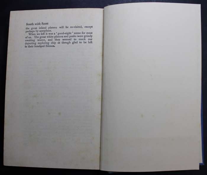 South With Scott by Admiral Edward R G R Evans Hardcover Book
