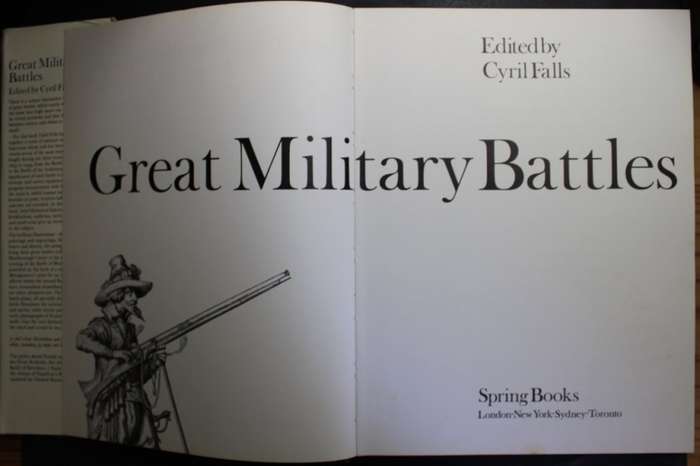 Great Military Battles Edited by Cyril Falls Hardcover Book