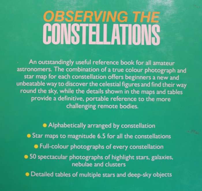 Observing The Constellations by John Sanford, The Mitchell Beazley Guide To The Stars Hardcover Book