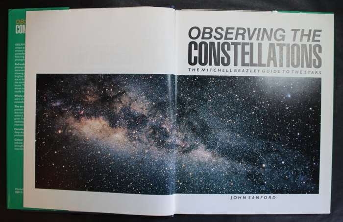 Observing The Constellations by John Sanford, The Mitchell Beazley Guide To The Stars Hardcover Book