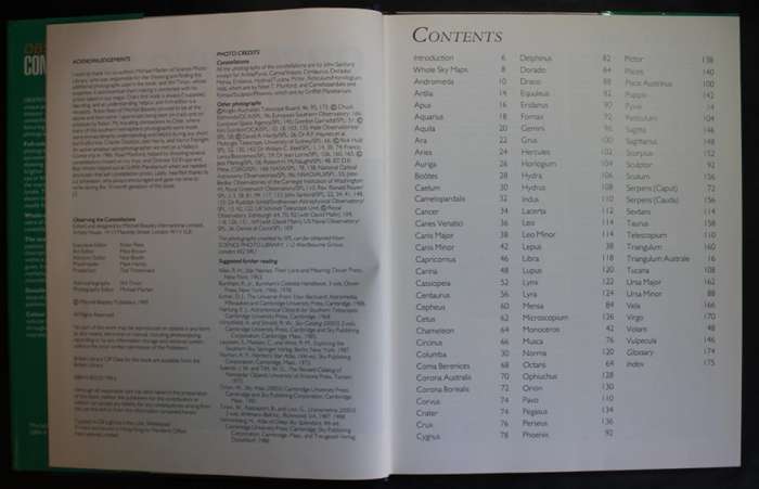 Observing The Constellations by John Sanford, The Mitchell Beazley Guide To The Stars Hardcover Book
