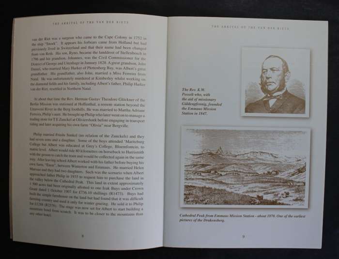 The Cathedral Peak Hotel Story by Brian Agar Booklet
