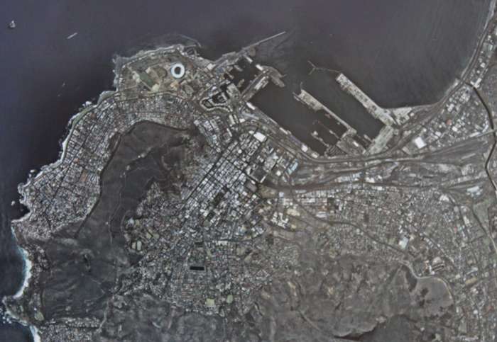Cape Peninsula Large Aerial Photo Colour 2010