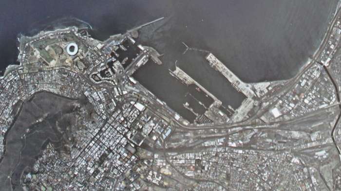 Cape Peninsula Large Aerial Photo Colour 2010
