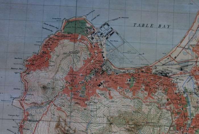 Cape Peninsula 1934 - 80th Anniversary Surveys and Mapping, Set of 4 Maps, Reproduction Prints