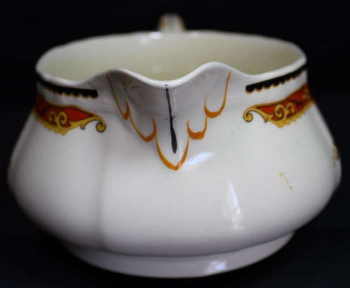 Vintage Alfred Meakin Astoria Shape Marigold Pattern Gravy Jug