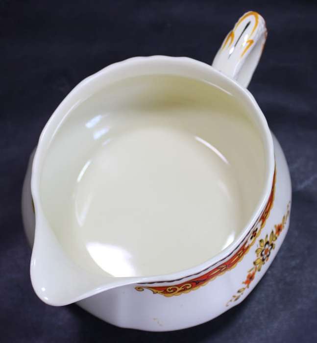 Vintage Alfred Meakin Astoria Shape Marigold Pattern Gravy Jug