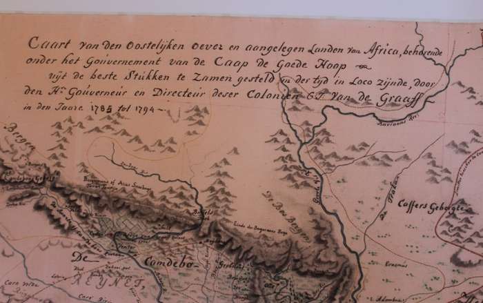 Caap De Goede Hoop Oostelijken Oever 1785 - 1794 Reproduction Print Map