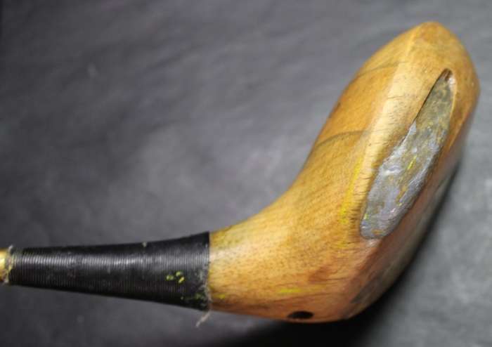 Vintage Cann & Taylor of Scotland Wooden Driver Golf Club @ 1930's, Refurbished