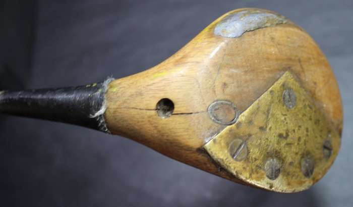 Vintage Cann & Taylor of Scotland Wooden Driver Golf Club @ 1930's, Refurbished