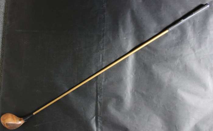 Vintage Cann & Taylor of Scotland Wooden Driver Golf Club @ 1930's, Refurbished