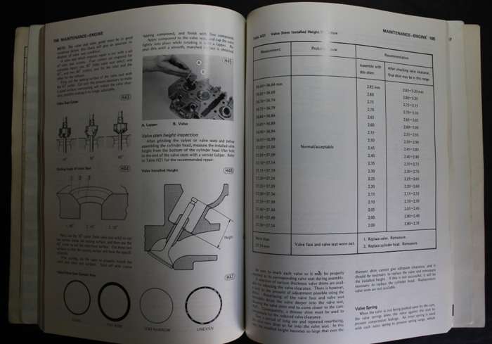 Kawasaki KZ750 Four Motorcycle Service Manual, Softcover Book