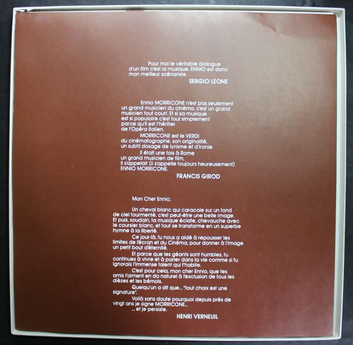 Ennio Morricone Le Professional 3 x Vinyl LP Box Set