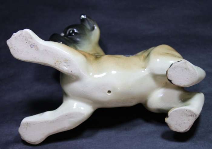 Cortendorf Boxer Puppy Porcelain Figurine