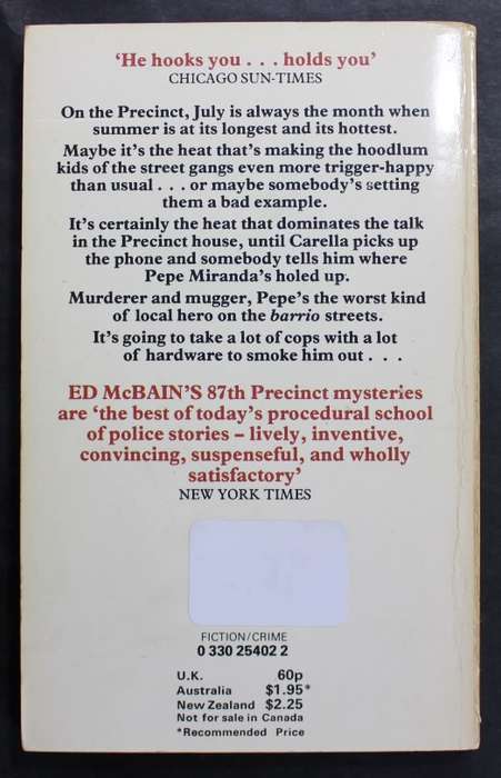 Ed McBain See Them Die an 87th Precint Mystery Softcover Book
