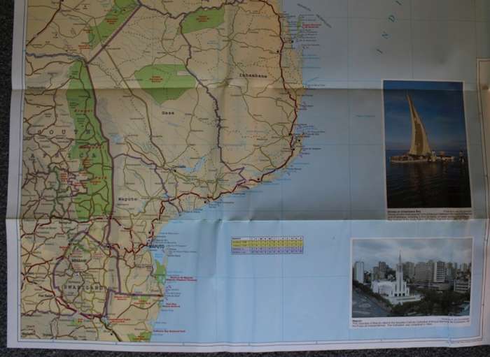 Globetrotter Folded Map of Mozambique 1997