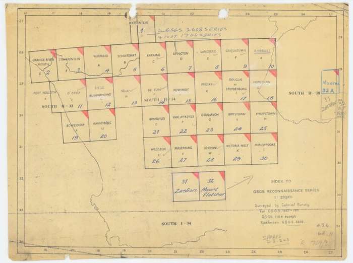 Cape Reconnaissance Maps @ 1907/1914 Set of 38 Digital Maps 16GB USB Flash Drive