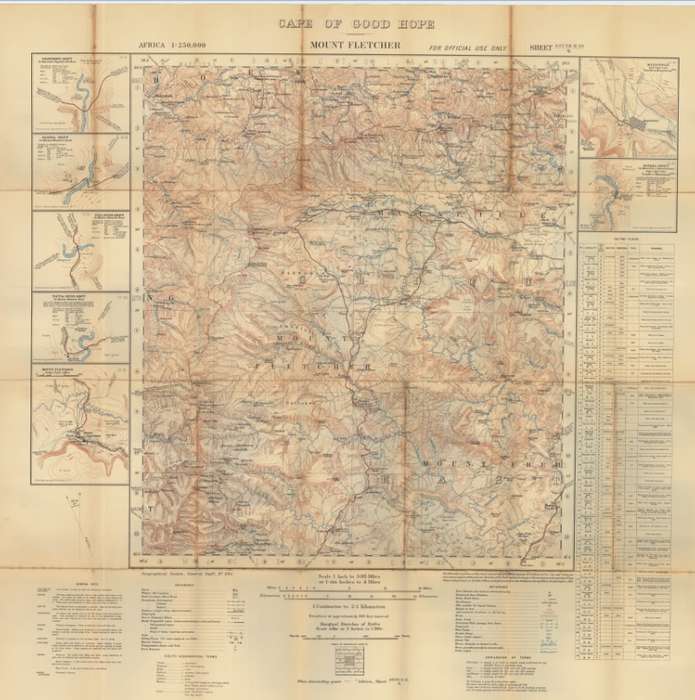 Cape Reconnaissance Maps @ 1907/1914 Set of 38 Digital Maps 16GB USB Flash Drive