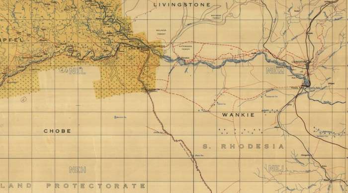 Caprivi Strip and Okavango Delta 1945 6 x Maps Digital Download