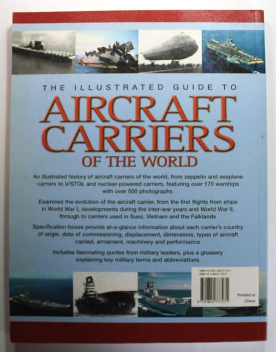 The Illustrated Guide to Aircraft Carriers of the World by Bernard Ireland Softcover Book