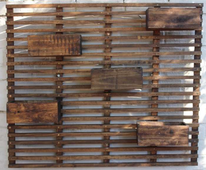 Large Wall Trellis and 5 x Modular Flower Box for Outdoors or Balconies