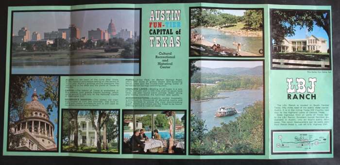 3 x Vintage Folded Brochures Texas Tourist Information Guides
