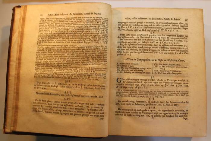 Codex Batavus by Eduard Van Zurk Third Edition 1738 Hardcover Book