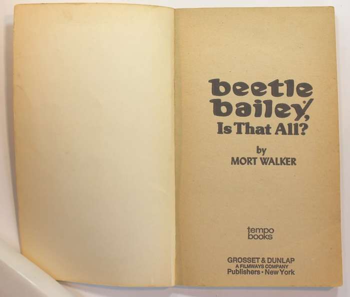 Is That All Beetle Bailey # 14 by Mort Walker Softcover Book.