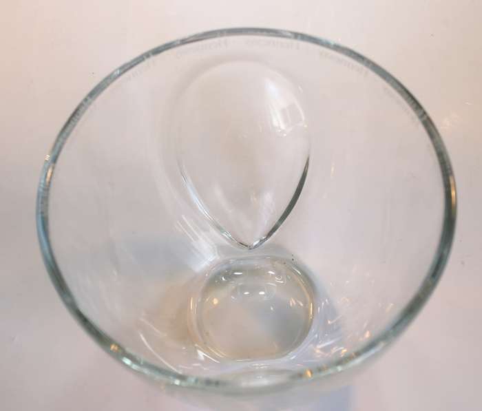 Hennessy Dimpled Glass Ice Bucket Cooler.