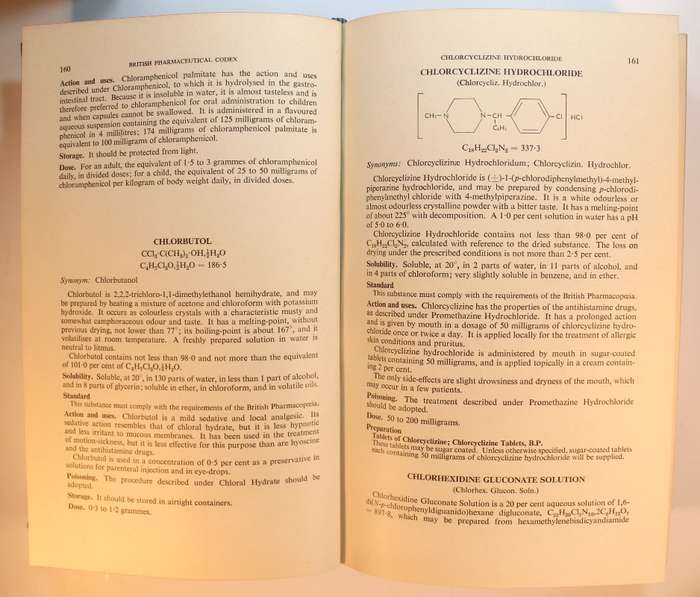 British Pharmaceutical Codex First Impression 1963 Hardcover Book