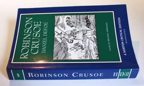 Robinson Crusoe by Daniel Defoe, A Norton Critical Edition Softcover Book
