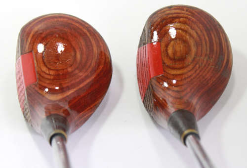 Vintage Northwestern Golf Co Pair of Woods #3 and #4 Woods RH Mens Golf Clubs