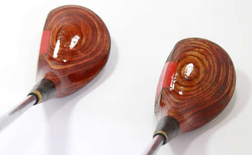 Vintage Northwestern Golf Co Pair of Woods #3 and #4 Woods RH Mens Golf Clubs