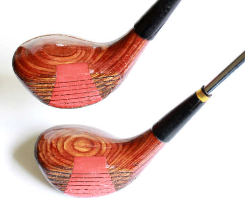 Vintage Northwestern Golf Co Pair of Woods #3 and #4 Woods RH Mens Golf Clubs