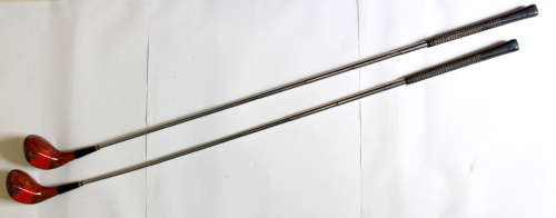 Vintage Northwestern Golf Co Pair of Woods #3 and #4 Woods RH Mens Golf Clubs
