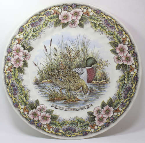 Vintage Decorative Wall Plate by Churchill - Wildlife Series `Anas Platyrhynchos` (Mallard Duck)