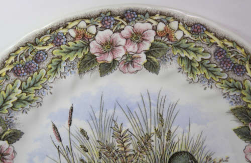 Vintage Decorative Wall Plate by Churchill - Wildlife Series `Anas Platyrhynchos` (Mallard Duck)