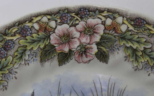 Vintage Decorative Wall Plate by Churchill - Wildlife Series `Anas Platyrhynchos` (Mallard Duck)
