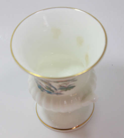 Wedgwood Bone China Miniature Kutani Crane Grecian Vase