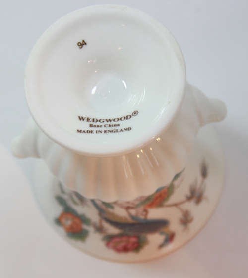 Wedgwood Bone China Miniature Kutani Crane Grecian Vase