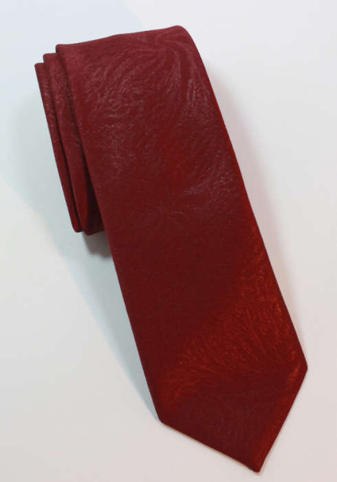 Narrow Slim Jim Skinny Style Red Classic Necktie
