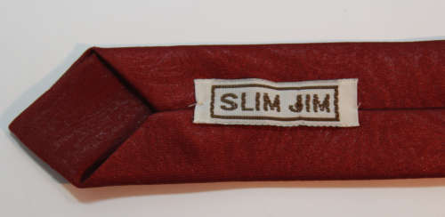 Narrow Slim Jim Skinny Style Red Classic Necktie