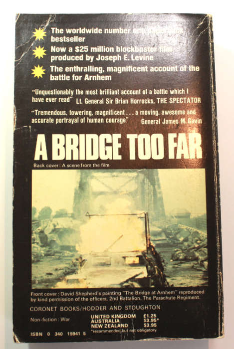 A Bridge Too Far by Cornelius Ryan Softcover Book