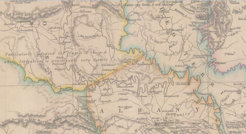 Cape of Good Hope Eastern Frontier 1836 Poster Map Digital Download
