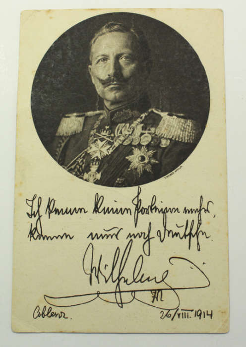Kaiser Wilhelm Germany Red Cross Postcard 26 August 1914